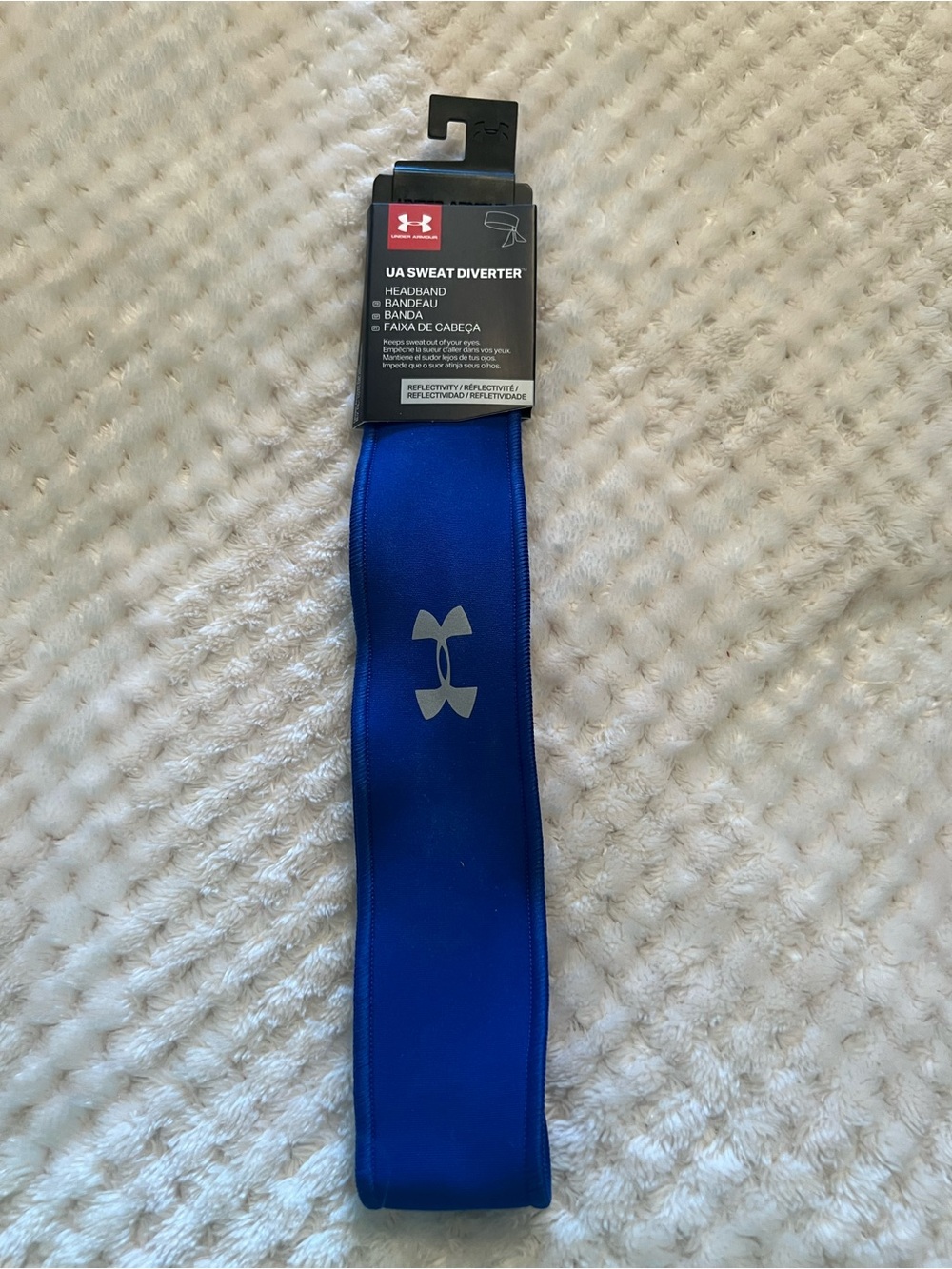 Under Armour Royal Blue UA Sweat Diverter Headband